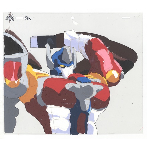 163 - Original Anime Cel with Sketch
Animation series: Super Life-Form Transformers: Beast Wars Neo 
Chara... 