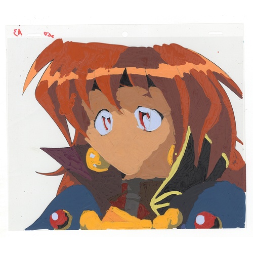 171 - Original Anime Cel with Sketch
Animation series: Slayers (The Slayers)
Character: Lina Inverse 
Prod... 