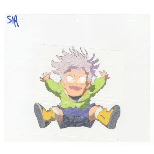 178 - Original Anime Cel with Sketch
Animation series: Dragon Ball Z 
Character: Trunks 
Production Studio... 