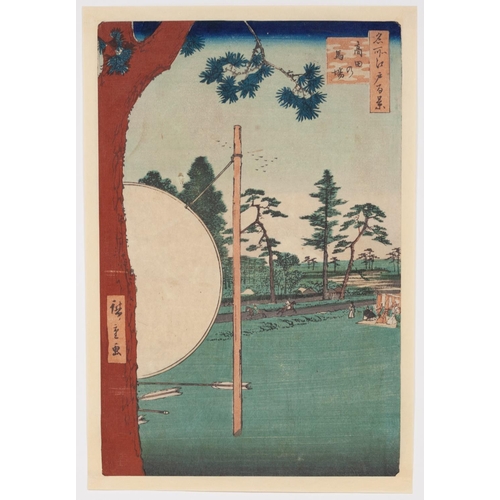 345 - Hiroshige I, Takatanobaba, Japanese Woodblock Print, Artist: Hiroshige I Utagawa (1797-1858)
 Title:... 