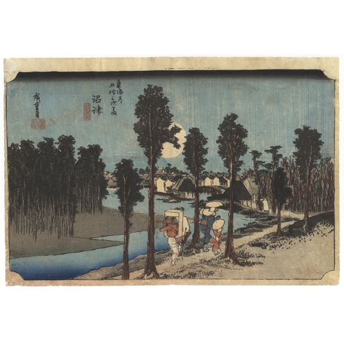 133 - Artist: Hiroshige I Utagawa (1797-1858)
Title: Numazu in the Sunset
Series title: Fifty-three statio... 