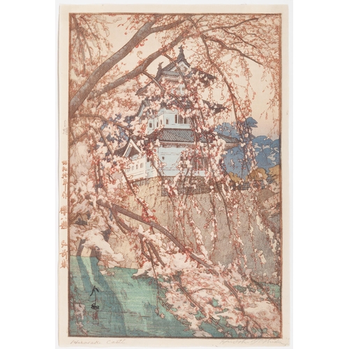 20 - Artist: Hiroshi Yoshida (1876-1950)Title: Hirosaki CastlePublisher: self-publishedPencil signatur... 