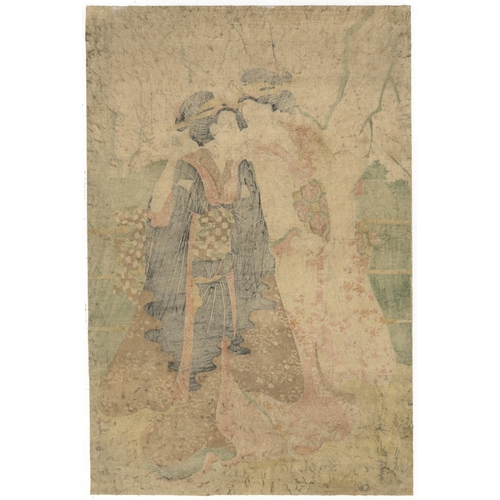 27 - Artist: Eizan Kikukawa (1787-1867)
Title: Two Beauties
Publisher: Tsuruya Kiemon
Date: 1811
Size: 38... 