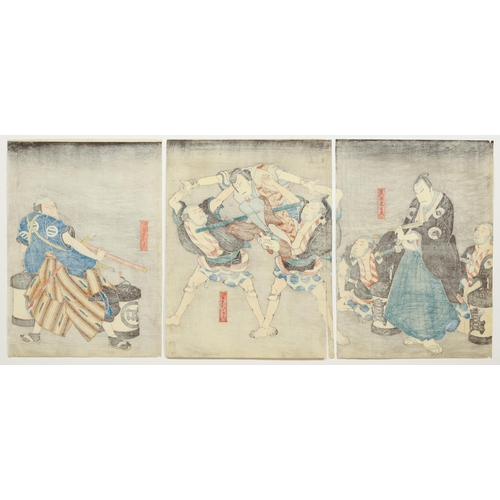 126 - Artist: Hirosada Konishi (act.1810-1863)
Title: Kabuki Play 