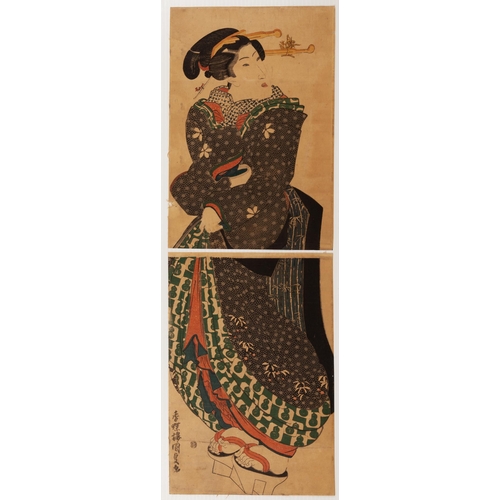 83 - Artist: Kunisada I Utagawa (1786-1894)
Title: Courtesan
Date: 1815-1842
Size: (T)36.2 x 24.5 (B)36.1... 