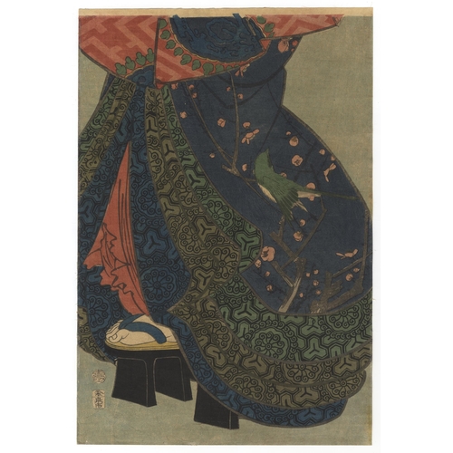 85 - Artist: Yoshitora Utagawa (Active in 1850-1880)
Title: Oiran Bijin (High-rank courtesan)
Publisher: ... 