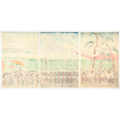 287 - Artist: Yoshimune I Utagawa (1817-1880)
Title: View of the Mt.Fuji from the Tokaido Road
Publisher: ... 