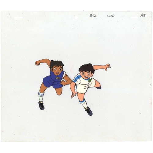 137 - Set of 4 cels:
Series: Captain Tsubasa
Studio: Tsuchida Production
Date: 1983-1995
Ref: DGM310-1... 