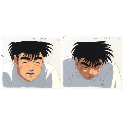 167 - Set of 2 cels
Character: Ippo Makunouchi        
Series: Hajime no Ippo     
Studio: Madhouse
Date: ... 