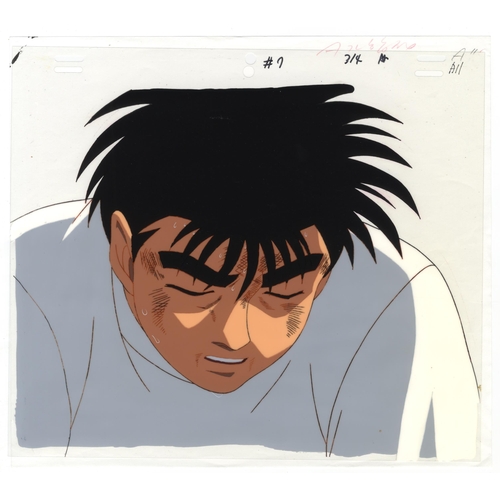 167 - Set of 2 cels
Character: Ippo Makunouchi        
Series: Hajime no Ippo     
Studio: Madhouse
Date: ... 