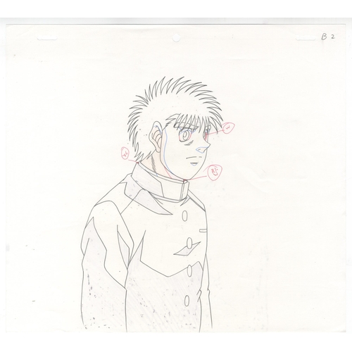 168 - Set of 2 cels:
Character: Ippo Makunouchi        
Series: Hajime no Ippo     
Studio: Madhouse
Date:... 