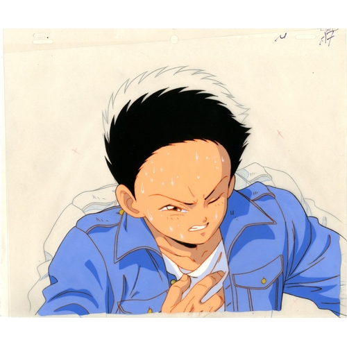 284 - Set of 2 cels:
Character: Hiroshi Tateno
Series: Hell Teacher Nube        
Studio: Toei Animation
Da... 