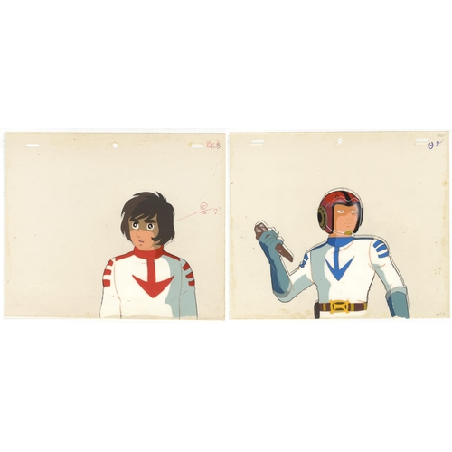 73 - Set of 2 cels:
Character: Susumu Kodai/Shiro Sanada
Series: Space Battleship Yamato        
Studio: ... 