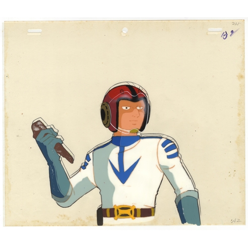 73 - Set of 2 cels:
Character: Susumu Kodai/Shiro Sanada
Series: Space Battleship Yamato        
Studio: ... 