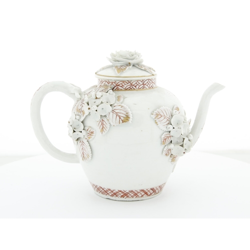 13 - Title: Arita Teapot
Date: Early 18th Century
Dimensions: 14.8 x 12.7 x 16 (including handle) cm
Cond... 