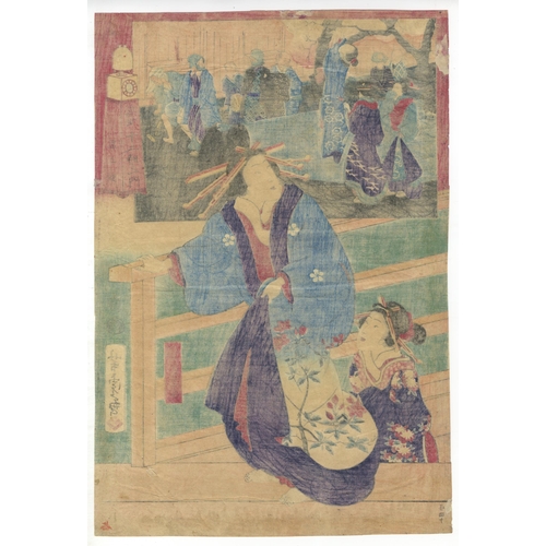 54 - Artist: Yoshitora Utagawa (active 1830-1880)
Title: Tatsu no koku / 7-9am
Series: The Twelve Hours i... 