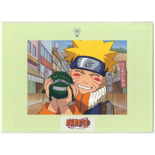 132 - Series: Naruto
Studio: Pierrot
Date: 2002-2017
Condition: Promotional reproduction cel, good conditi... 