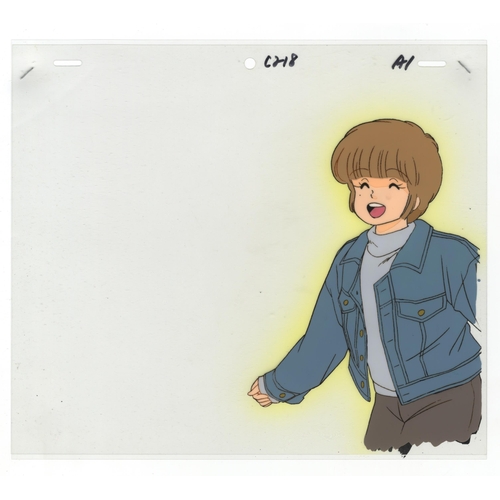 135 - Set of 2 cels:
Character: Hikaru Hiyama
Series: Kimagure Orange Road
Studio: Pierrot
Date: 1987-1988... 