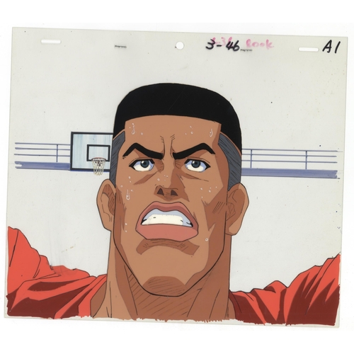 145 - Character: Takenori Akagi
Series: Slam Dunk
Studio: Toei Animation
Date: 1993-1996
Condition: Cels s... 
