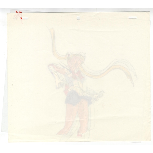 165 - Series: Sailor Moon
Production Studio: Toei Animation
Date: 1992-1997
Condition: Stuck to sketch.
Re... 