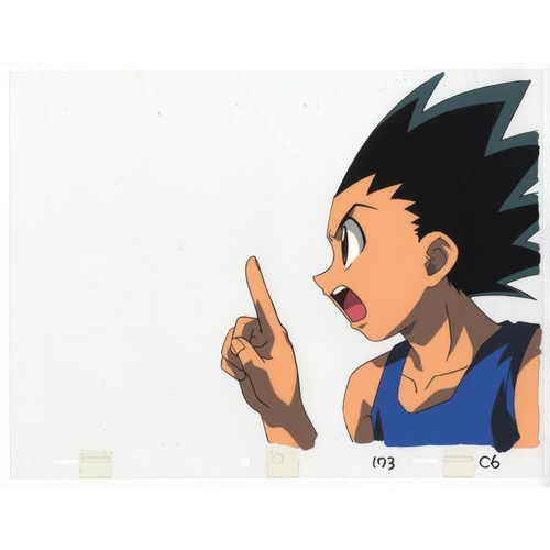 185 - >Set of 2 cels:
Character: Killua Zoldyck/ Gon Freecss
Series: Hunter x Hunter
Production Studio: Ni... 