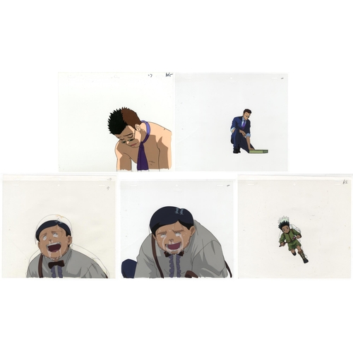 188 - Set of 5 cels:
Series: Hunter x Hunter
Production Studio: Nippon Animation
Date: 1999-2001
Condition... 