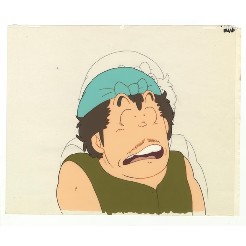 24 - Set of 2 cels:
Series: Dr. Slump
Studio: Toei Animation
Date: 1981-1999
Condition: Trimmed, stuck to... 