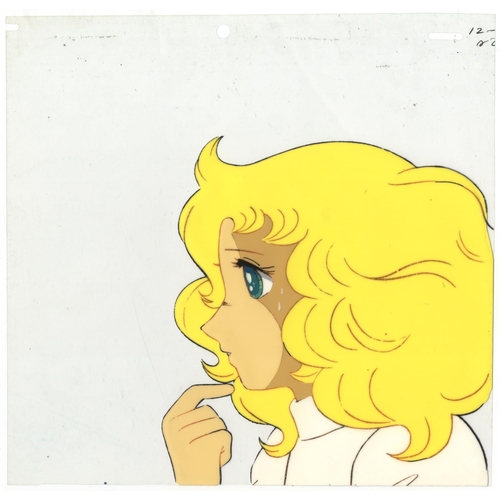 245 - Set of 2 cels:
Series: Candy Candy
Studio: Toei Animation
Date: 1976-1979
Condition: Some trimmed ce... 