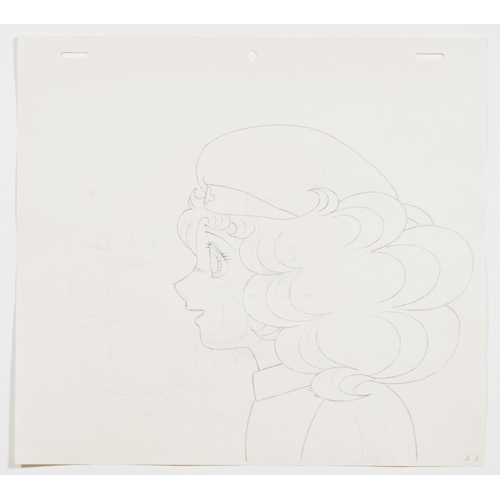 245 - Set of 2 cels:
Series: Candy Candy
Studio: Toei Animation
Date: 1976-1979
Condition: Some trimmed ce... 