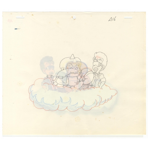 26 - Set of 3 cels:
Series: Dr. Slump
Studio: Toei Animation
Date: 1981-1999        
Condition: Sketch, s... 