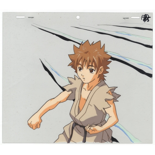 266 - Set of 3 Cels:
Character: Shun
Series: Street Fighter Alpha: The Animation
Date: 2000
Studio: Group ... 