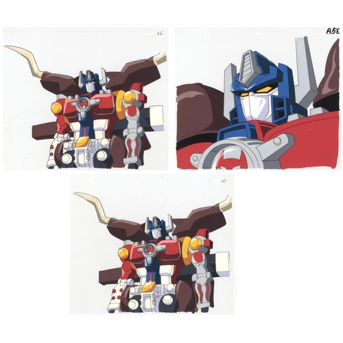 267 -  Set of 3 cels:
Series: Transformers
Studio: Ashi Productions
Date: 1999
Condition: Sketch / Sketch ... 