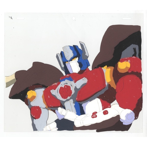 269 -  Set of 3 cels:
Series: Transformers
Studio: Ashi Productions
Date: 1999
Condition: Correction paint... 