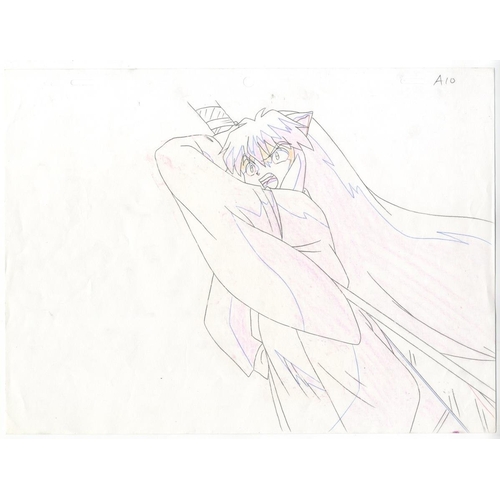 285 - Character: Inuyasha
Series: Inuyasha
Studio: Sunrise
Date: 2000-2004
Condition: Sketch
Ref: DGM728... 