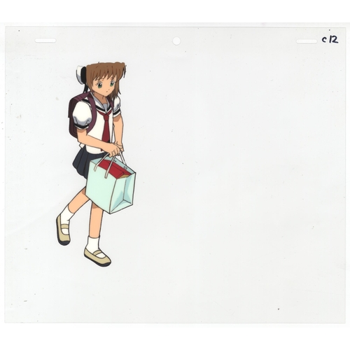 77 - Set of 2 cels:
Character: Sakura Kinomoto
Series: Cardcaptor Sakura
Studio: Madhouse
Date: 1998-2000... 