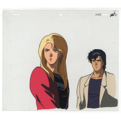 83 - Set of 2 cels:
Characters: Kaori Makimura /Ryo Saeba and Emily O'Hara
City Hunter: Million Dollar Co... 