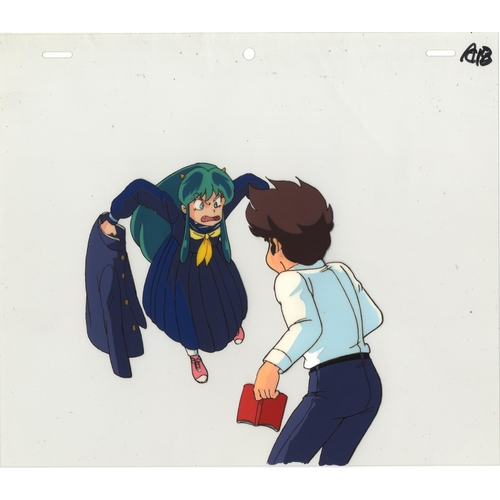 86 - Set of 2 cels:
Series: Urusei Yatsura
Studio: Kitty Films / Pierrot / Studio Deen
Date: 1981-1991
Co... 