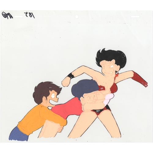 86 - Set of 2 cels:
Series: Urusei Yatsura
Studio: Kitty Films / Pierrot / Studio Deen
Date: 1981-1991
Co... 