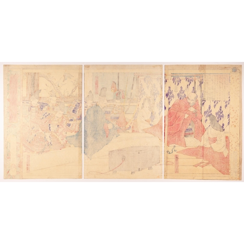 139 - Artist: Yoshitoshi Tsukioka (1839-1892)
Title: Emperor Takakura
Series title: Illustrated History of... 