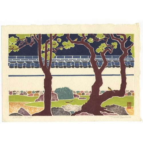 224 - Artist: Toshi Yoshida (1911-1995)
Title: White Wall
Date: 1964
Size: 34.7 x 24.4 cm
Condition: Signe... 