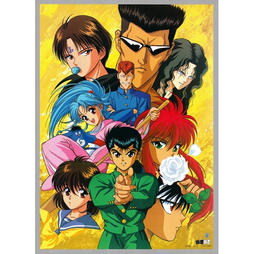 299 - Series: Yu Yu Hakusho
Date: 1992-1996
Studio: Pierrot
Size: B2
Condition: Good for age
Ref: JGKP1006... 