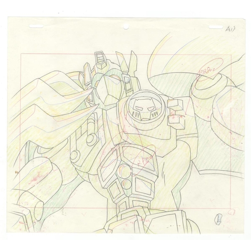 203 - Set of 2 cels:
Series: Transformers
Studio: Ashi Productions
Date: 1999
Condition: Sketch / Sketch
R... 