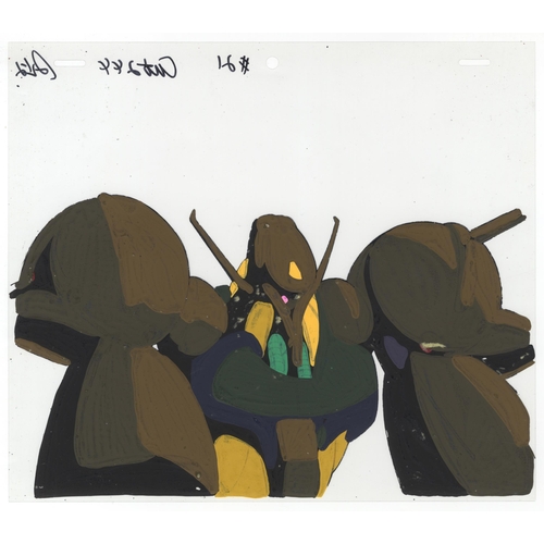 205 - Set of 2 cels:
Character(s): Judau Ashta
Series: Mobile Suit Gundam ZZ / Mobile Suit Zeta Gundam
Stu... 