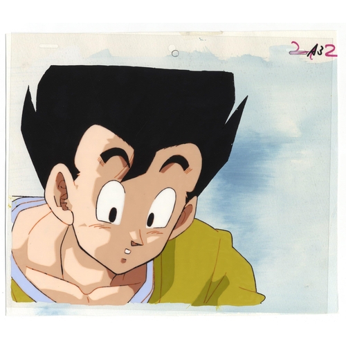 209 - Character: Gohan
Series: Dragon Ball Z
Studio: Toei Animation
Date: 1989-1996
Condition: Stuck to ba... 