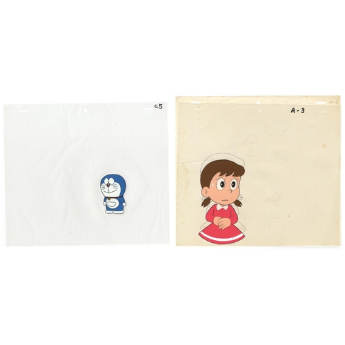 222 - Set of 2 cels:
Character: Doraemon
Series: Doraemon
Studio: Shin-Ei Animation
Date:1979-2005        ... 