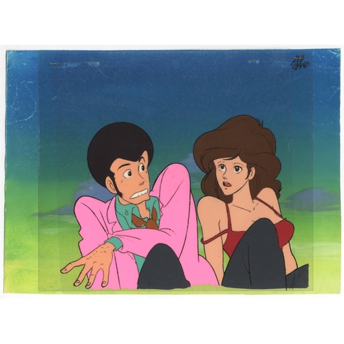 223 - Set of 2 cels:
Series: Lupin III Part 3 / Lupin III
Studio: Tokyo Movie Shinsha
Date: 1984-1985 / 19... 