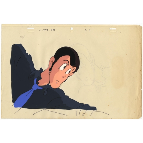 223 - Set of 2 cels:
Series: Lupin III Part 3 / Lupin III
Studio: Tokyo Movie Shinsha
Date: 1984-1985 / 19... 