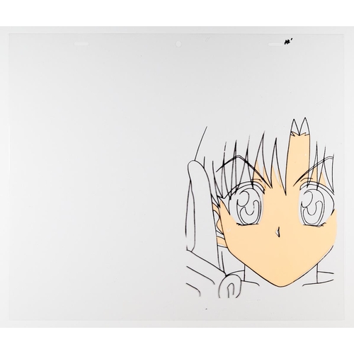 229 - Set of 3  cels:
Character(s): Kurapika / Menchi
Series: Hunter x Hunter
Studio: Nippon Animation
Dat... 