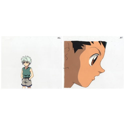 230 - Set of 2  cels:
Character(s): Killua Zoldyck / Gon Freecss
Series: Hunter x Hunter
Studio: Nippon An... 