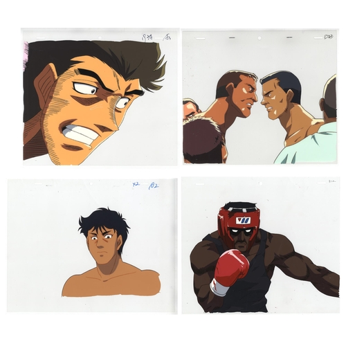 237 - Set of 4 cels:
Series: Hajime no Ippo
Studio: Madhouse
Date: 2000-2002
Condition: Good for age / Ske... 